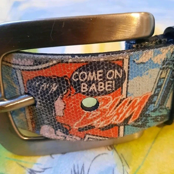 Absurd 1990s Unisex Cartoon Pop Art Belt - Picture 7 of 11